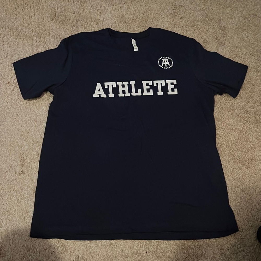 ATHLETE Navy Short Sleeve T-Shirt